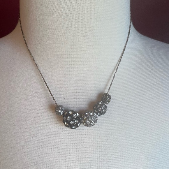 Necklace with balls in different colors with crystals - Picture 2 of 5